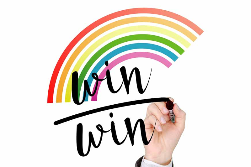 Win-win situation through online shopping